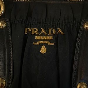Black Prada Nylon Tessuto Gaufre bag